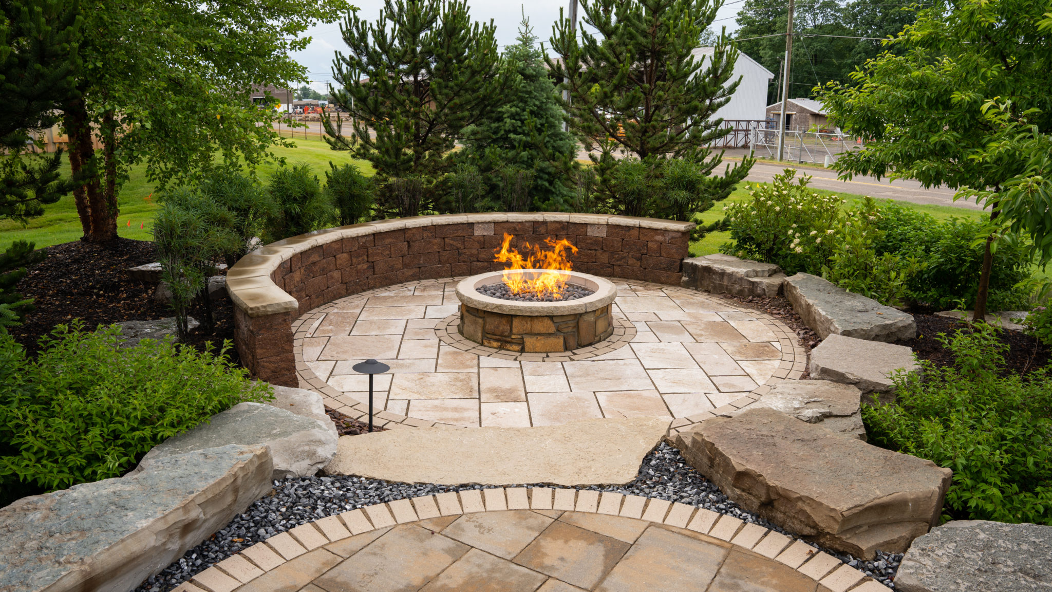 Hardscaping in Midlothian example 1