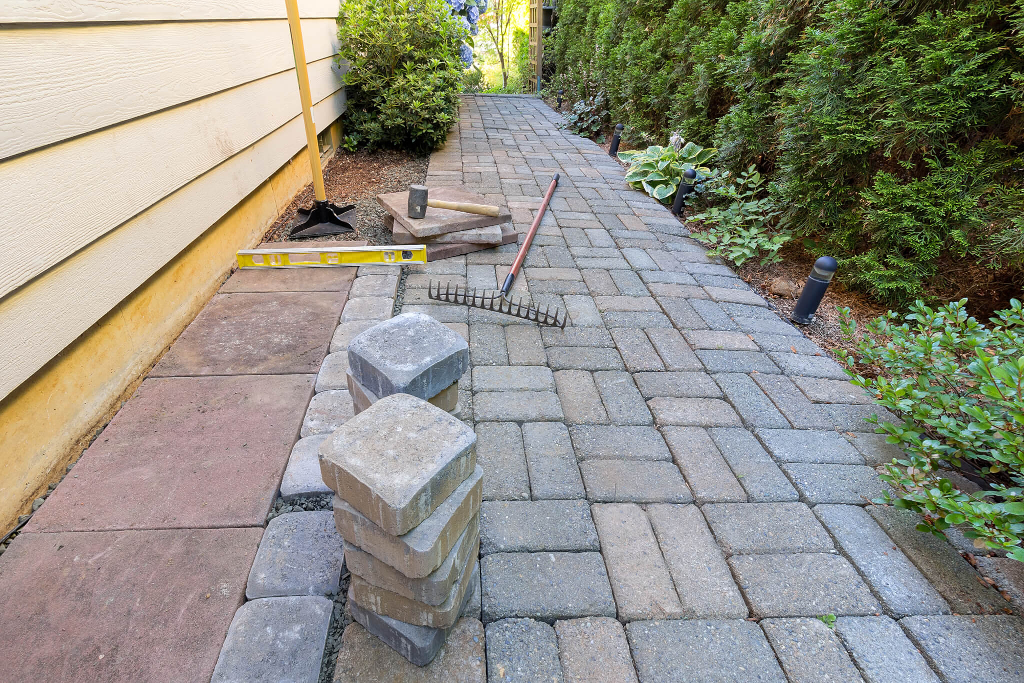 Hardscaping in Midlothian example 3