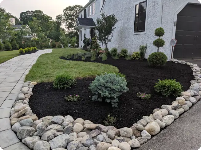 Mulch Installation in Hanover example 5